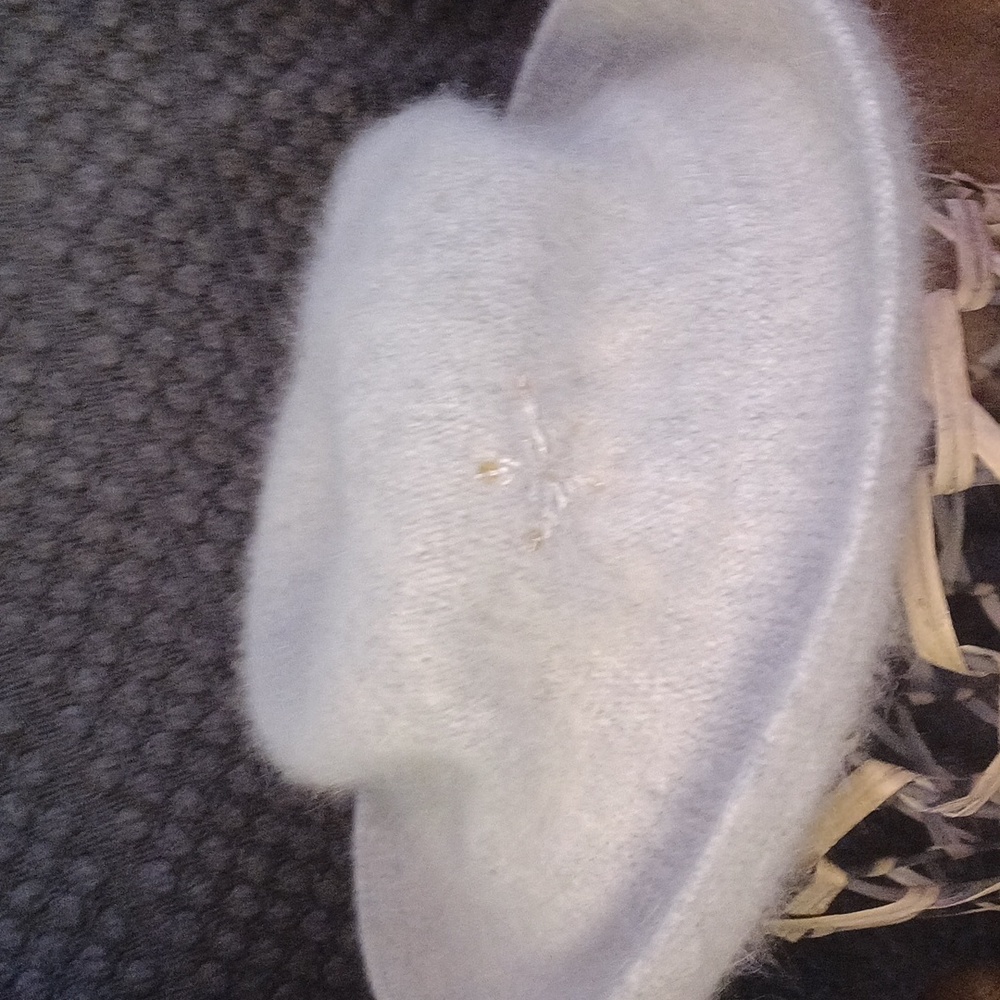 Angora Wool Gray Hat - image 2